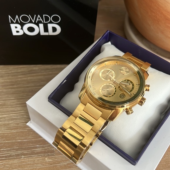 Movado Gold Watch for Women & Men - Picture 5 of 6